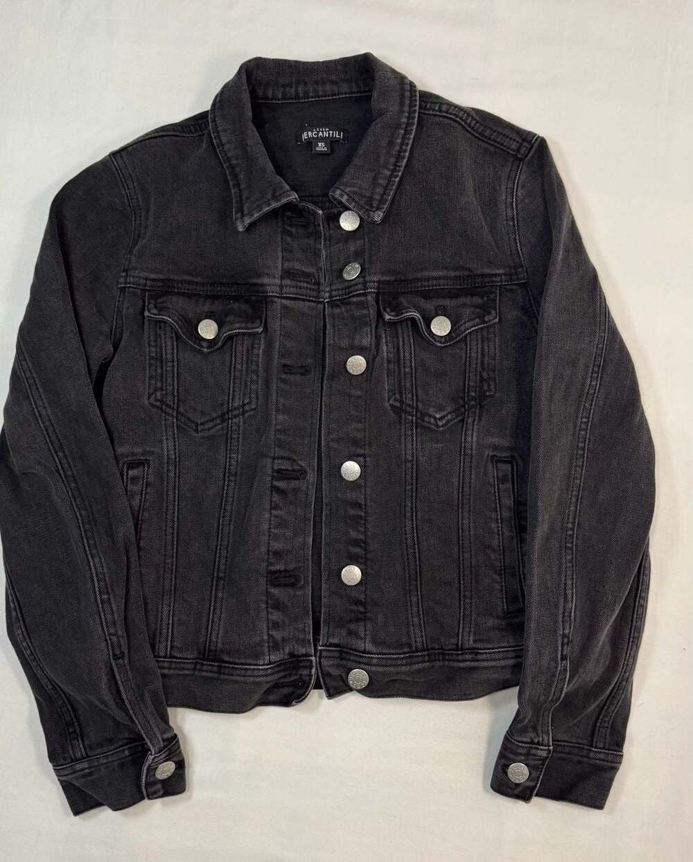J.Crew Denim Jacket Size XS Black